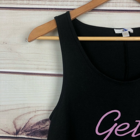 Get It Girl! Black Tank Top Girl Boss Sz Medium - Picture 5 of 7